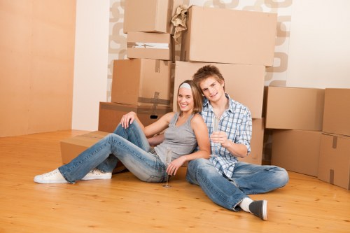 Moving equipment used for a stair-only flat removal in Tufnell Park