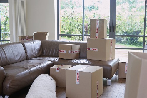 Moving office furniture and equipment in a local North London relocation